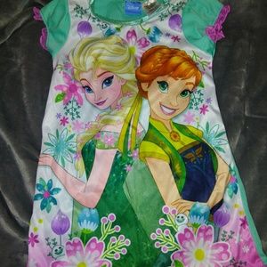 Toddlers Girls Frozen Princess Nightgown